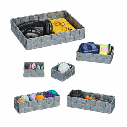 Set de 6 cosuri de depozitare
