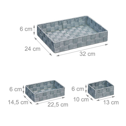 Set de 6 cosuri de depozitare