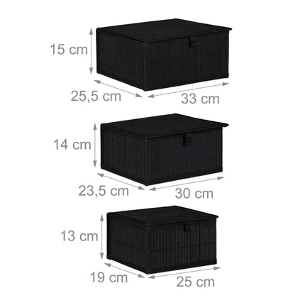 Coșuri de depozitare - set de 3