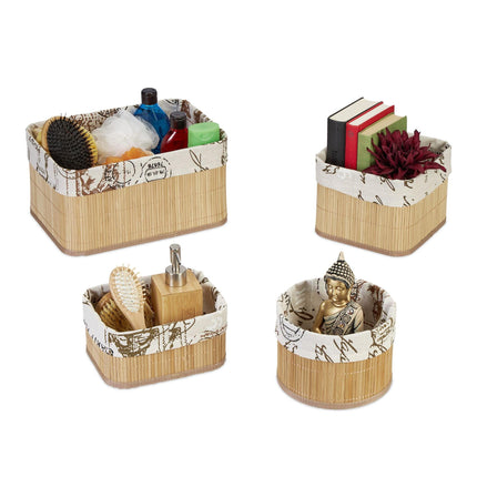 Coșuri de depozitare - set de 4