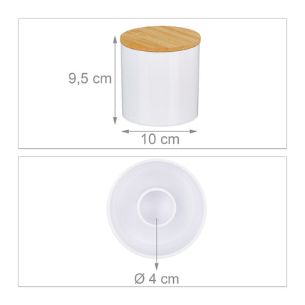 Set de depozitare cu 3 tampoane de bumbac