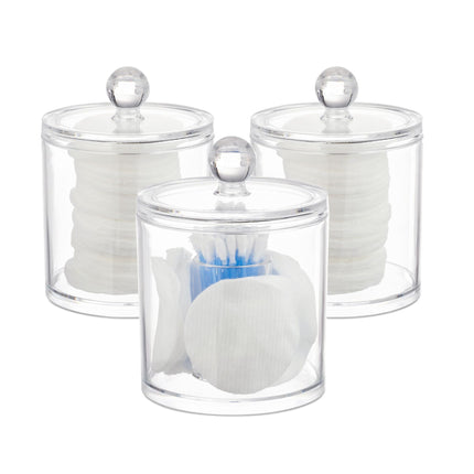 Storage set with 3 cotton swabs