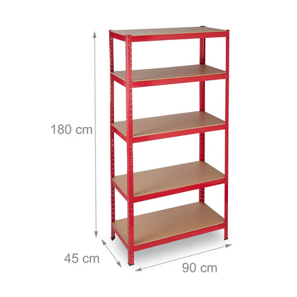 Raft depozitare 1325 kg rosu