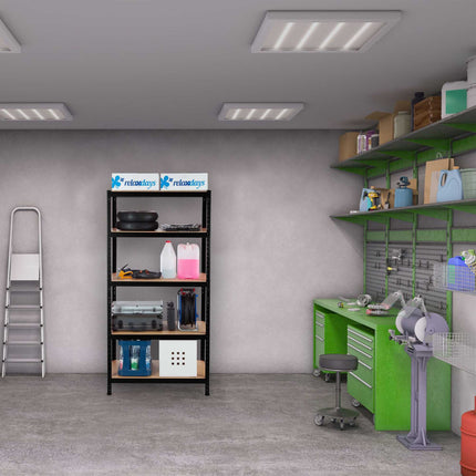 Storage shelf 180x90x60 black
