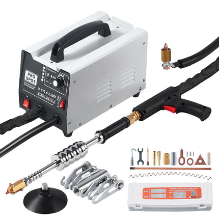 Stud Welder Dent Puller Kit, 1800W, 7 Welding Modes, Toolbox