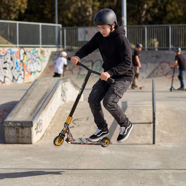Trotinetă pentru acrobații, rulmenți ABEC-9, roți de 110 mm