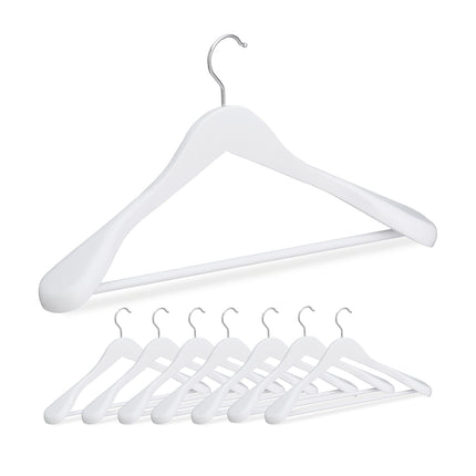 Umerașe pentru costume cu suport lat pentru umeri, set de 8