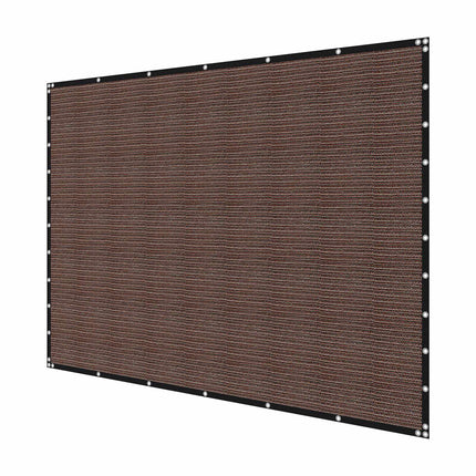 Sun Shade Cloth 10 x 12 ft, 90% Block, HDPE, Brown
