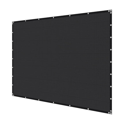 Sun Shade Cloth 8 x 12 Ft, 90% Block, HDPE, Black