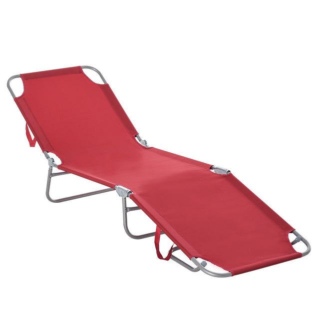 Șezlong, șezlong de grădină pliabil, șezlong cu spătar reglabil în 5 direcții, șezlong de camping rezistent la intemperii, scaun de grădină poate susține până la 120 kg, pentru grădină, vacanță, în aer liber, plajă, piscină, roșu vin