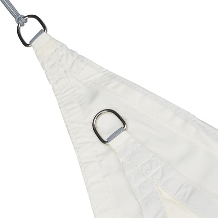 Sun Sail poliester triunghiular de culoare crem