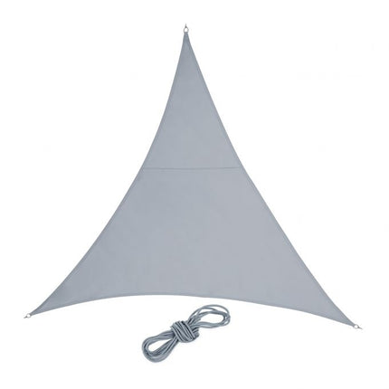 Sun Sail poliester triunghiular gri deschis