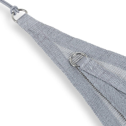 Pânză de soare din polietilenă pătrată gri deschis