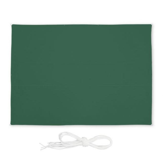 Pânză de soare dreptunghiulară verde