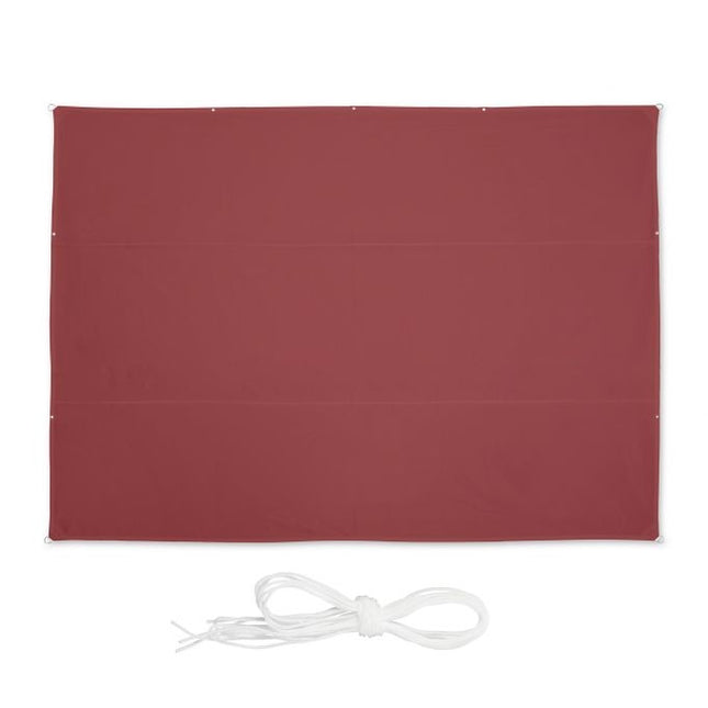 Sun sail rectangular maroon