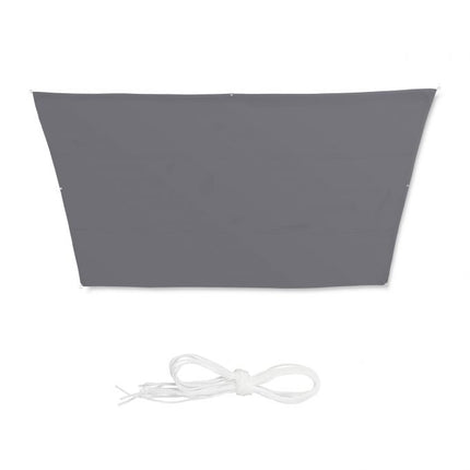 Pânză de soare trapezoidală gri