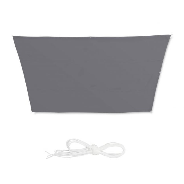 Pânză de soare trapezoidală gri