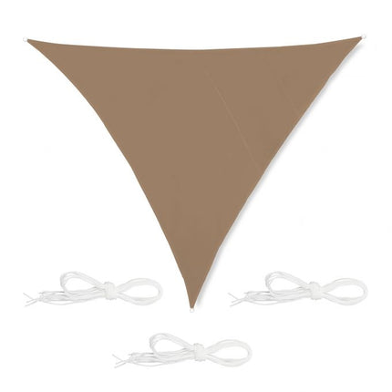 Sun sail triunghiular cafea maro
