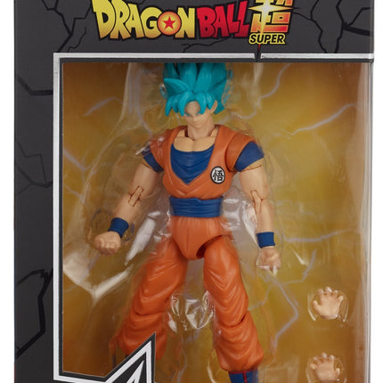 Super Saiyan Blue Goku Figurină Pozabilă cu Accesorii, 16 cm