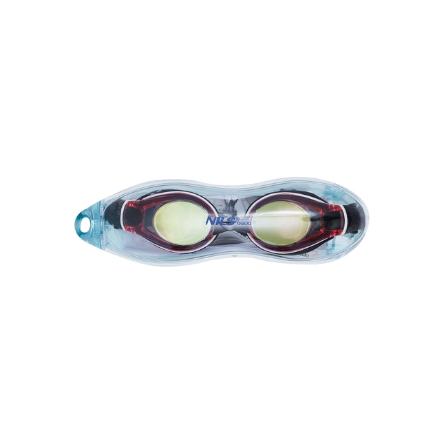 Ochelari de înot, negri/curcubeu, anti-aburire, protecție UV