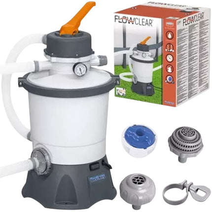 Pompă de nisip pentru piscină 3028 L/h, putere 85W