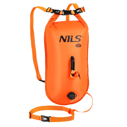 Geamandură de siguranță pentru înot cu sac impermeabil de 28L, rucsac