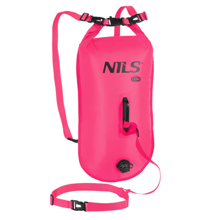 Geamandură de siguranță pentru înot cu sac impermeabil de 28L, rucsac