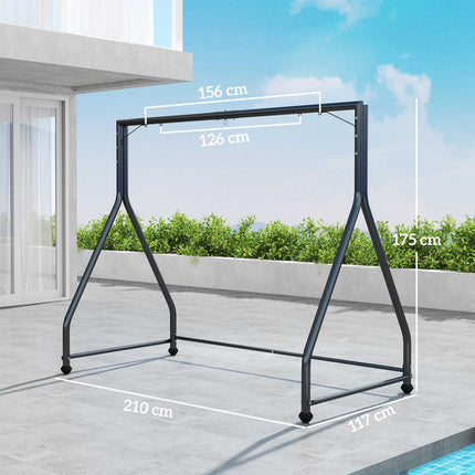 Cadru pivotant, capacitate 360 ​​kg, oțel, 2-3 locuri