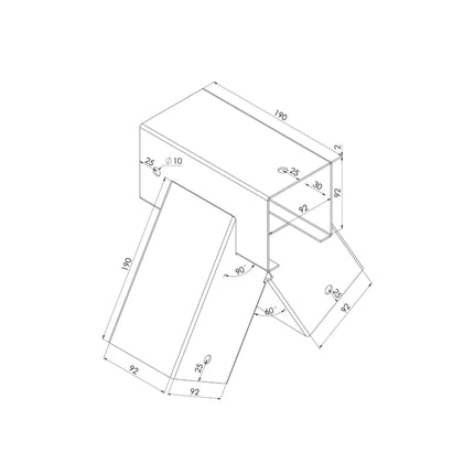 Swing Frame Connector, A-Shape, Steel, Weatherproof
