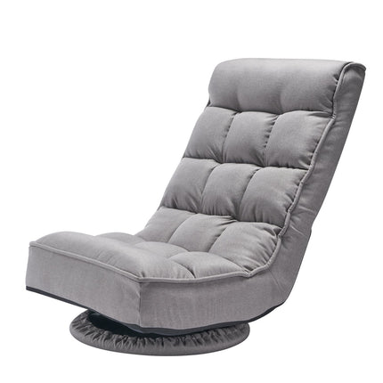 Swivel Floor Gaming Chair, 360 4-Position Folding, Lumbar