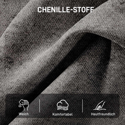 Fotoliu reclinabil rotativ, material textil chenilă, rotație 360°