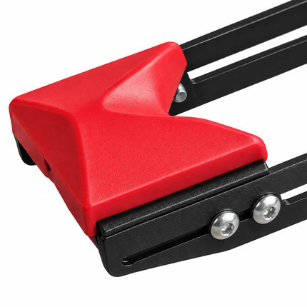 Swivelling Vertical Bicycle Wall Mount, Set of 4 – Wall Protectors, Black, Red