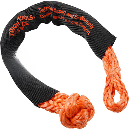 Synthetic Soft Shackle Recovery Rope Set, 20T, 2-Pack
