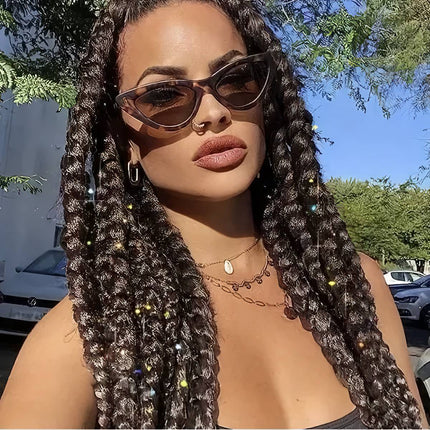 Synthetic hair braids brown Soulima 23567