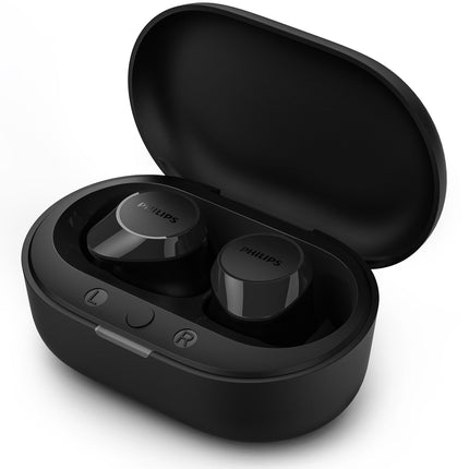 TAT1209BK True Wireless Headphones. Small and comfortable. 6+18 hours of playing time. IPX4 class. Black.