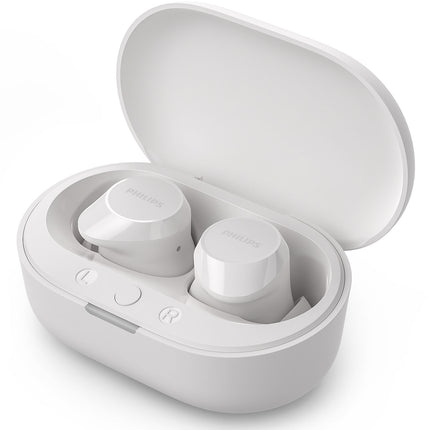 TAT1209WT True Wireless Headphones. Small and comfortable. 6+18 hours of playing time. IPX4 class. White.