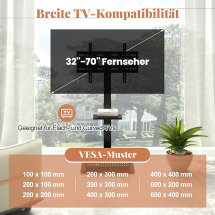 Suport TV pentru ecrane de 32-70 inchi cu înălțime reglabilă