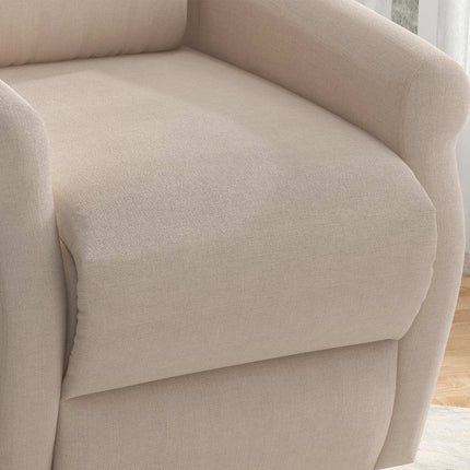 TV armchair with electric lift and lockable tilt, cream
