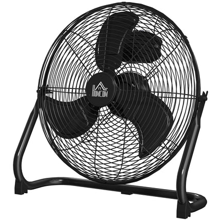 Ventilator de masă Ventilator electric cu 4 trepte de viteză, unghi reglabil la 120° pentru casă, birou, dormitor, negru