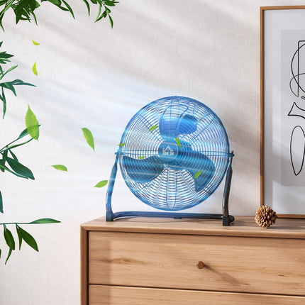 Ventilator de masă Ventilator electric cu 4 trepte de viteză, unghi reglabil la 120° pentru casă, birou, dormitor, negru
