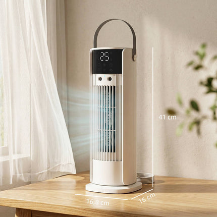Ventilator de masă cu pulverizator, 3 viteze, oscilație 90°, temporizator