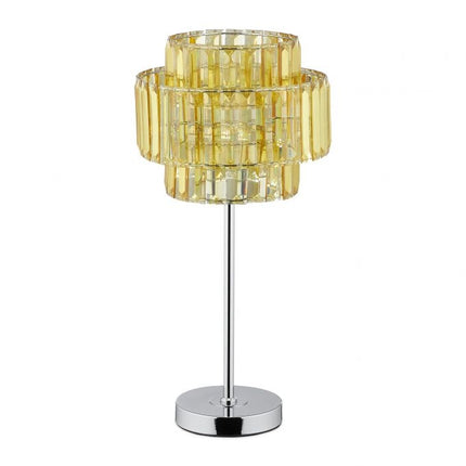 Lampa de masa cristal auriu