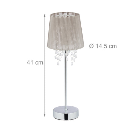 Lampa de masa din cristal organza
