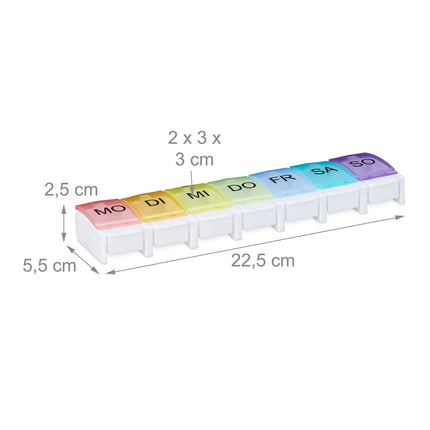 Cutie pentru tablete 7 zile set de 2