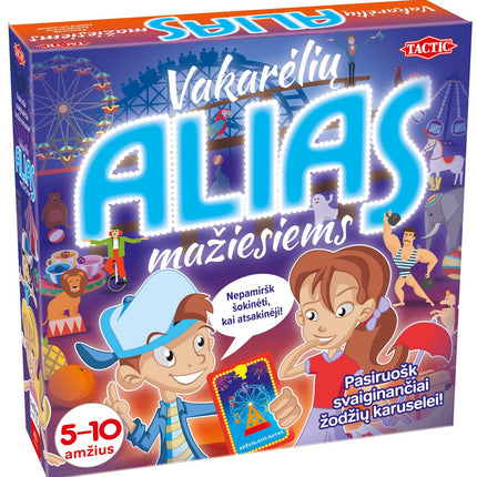 Joc de societate Tactic Alias Junior Party (în limba lituaniană)