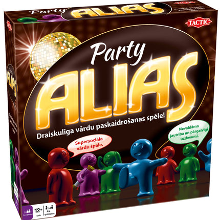 Tactic joc de societate Party Alias (în limba letonă)