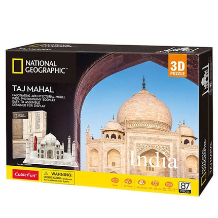 Puzzle 3D Taj Mahal pentru adulți și copii, distracție educațională