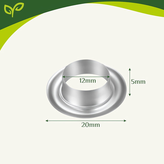 Set ocheți pentru prelată 12 mm 100 buc Gardlov 25811
