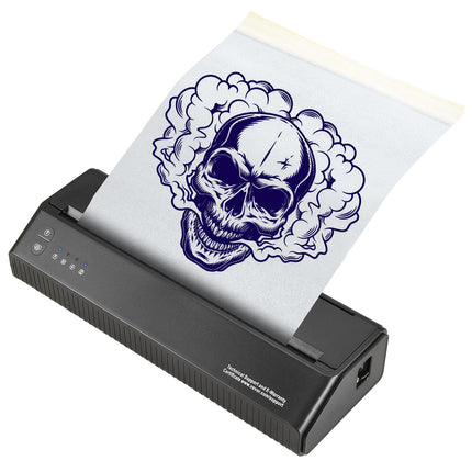 Tattoo Stencil Printer, Bluetooth Thermal, 10 Transfer Sheets