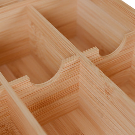 Tea box with 6 compartments